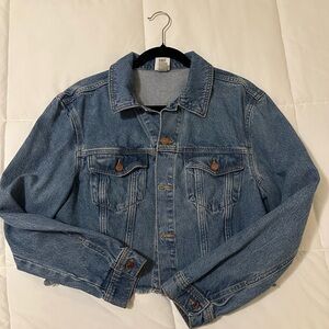 Victoria Secrete Pink Crop Jean jacket